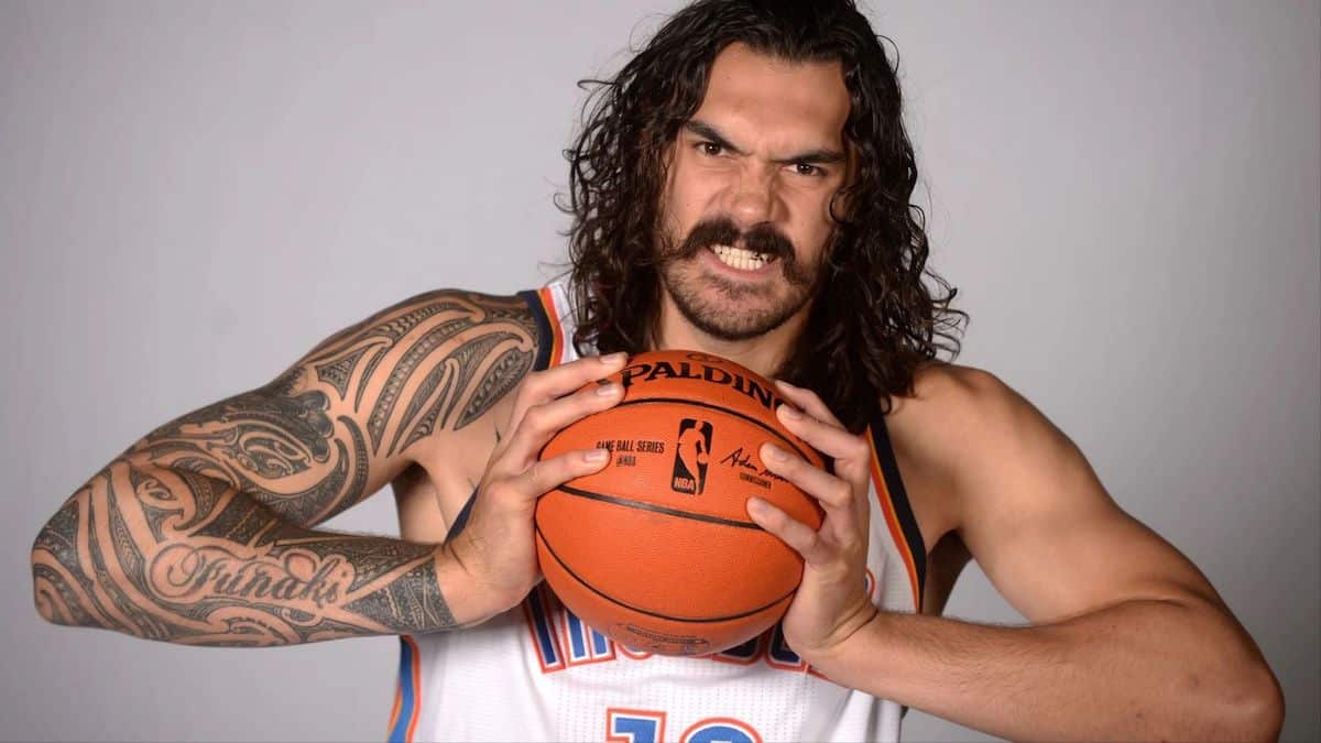 Russell Westbrook dressed up as teammate Steven Adams for Halloween  mustache and all  SBNationcom